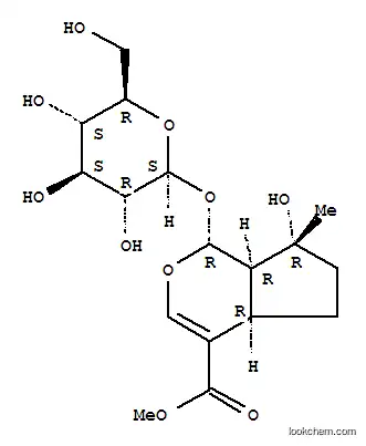 Molecular Structure of 170720-17-9 (Cyclopenta[c]pyran-4-carboxylicacid, 1-(b-D-glucopyranosyloxy)-1,4a,5,6,7,7a-hexahydro-7-hydroxy-7-methyl-,methyl ester, (1R,4aR,7R,7aR)-)