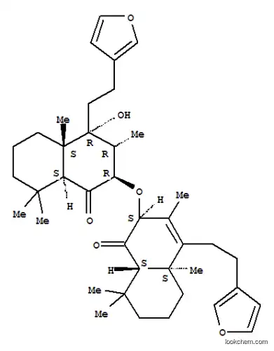 (2R,4aS)-2-[[(2R,4aS)-4-[2-(furan-3-yl)ethyl]-4-hydroxy-3,4a,8,8-tetramethyl-1-oxo-2,3,5,6,7,8a-hexahydronaphthalen-2-yl]oxy]-4-[2-(furan-3-yl)ethyl]-3,4a,8,8-tetramethyl-5,6,7,8a-tetrahydro-2H-naphthalen-1-one