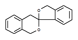 Molecular Structure of 171-17-5 (Spiro[3H-2-benzopyran-3,1'(3'H)-isobenzofuran],1,4-dihydro-)