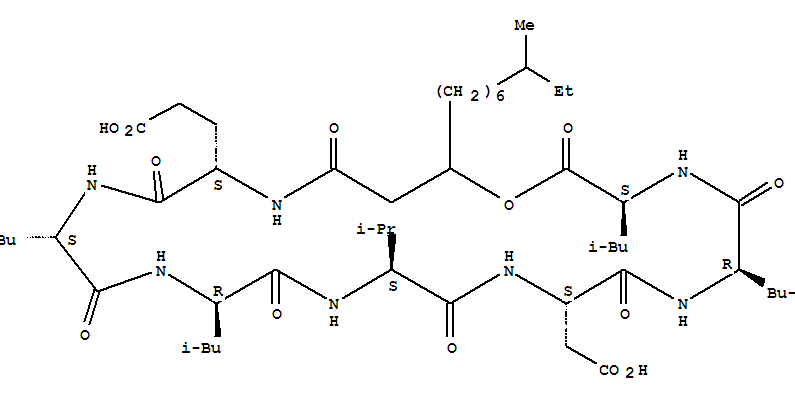 Molecular Structure of 171039-17-1 (Surfactin A2 (9CI))