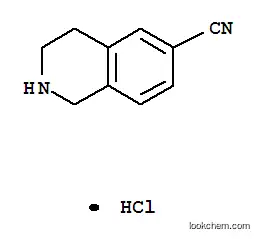 Molecular Structure of 171084-93-8 (1,2,3,4-Tetrahydroisoquinoline-6-carbonitrile hydrochloride)