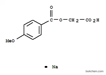 Molecular Structure of 17114-82-8 (SODIUM4-METHOXYBENZOYLOXYACETATE)