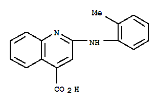 2-[(2-METHYLPHENYL)AMINO]QUINOLINE-4-CARBOXYLIC ACID