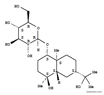 Molecular Structure of 171370-65-3 (b-D-Glucopyranoside,(1S,4S,4aS,6S,8aS)-decahydro-4-hydroxy-6-(1-hydroxy-1-methylethyl)-4,8a-dimethyl-1-naphthalenyl)