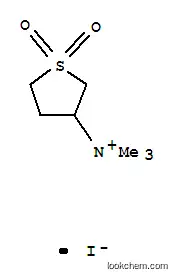 Molecular Structure of 17153-61-6 (N,N,N-trimethyltetrahydrothiophen-3-aminium 1,1-dioxide)