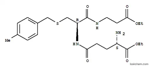 Molecular Structure of 171675-00-6 (b-Alanine, L-g-glutamyl-S-[(4-methylphenyl)methyl]-L-cysteinyl-,diethyl ester (9CI))