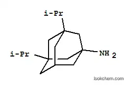 Molecular Structure of 171675-48-2 (Tricyclo[3.3.1.13,7]decan-1-amine,3,5-bis(1-methylethyl)-)