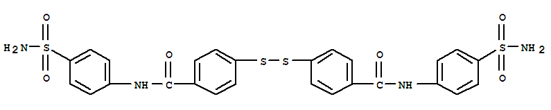 Molecular Structure of 171744-43-7 (Benzamide,4,4'-dithiobis[N-[4-(aminosulfonyl)phenyl]- (9CI))