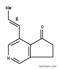 Molecular Structure of 171784-06-8 (5H-Cyclopenta[c]pyridin-5-one,6,7-dihydro-4-(1E)-1-propen-1-yl-)