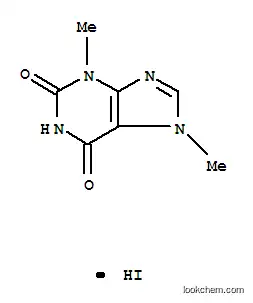 Molecular Structure of 17186-95-7 (3,7-dimethyl-3,7-dihydro-1H-purine-2,6-dione hydroiodide (1:1))