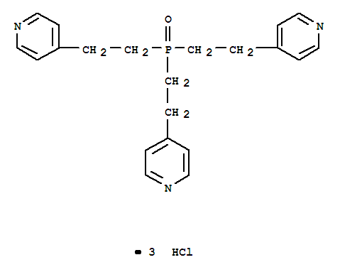 Molecular Structure of 172421-38-4 (Pyridine,4,4',4''-(phosphinylidynetri-2,1-ethanediyl)tris-, trihydrochloride (9CI))