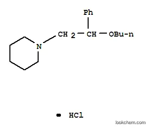 Molecular Structure of 17243-25-3 (1-[1-(butan-2-yloxy)-2-phenylethyl]piperidine hydrochloride (1:1))