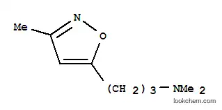 Molecular Structure of 173850-49-2 (5-Isoxazolepropanamine,N,N,3-trimethyl-(9CI))