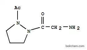 Molecular Structure of 174089-24-8 (Pyrazolidine, 1-acetyl-2-(aminoacetyl)- (9CI))