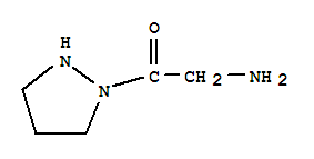 Pyrazolidine, 1-(aminoacetyl)- (9CI)