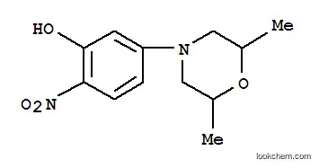 Molecular Structure of 175135-20-3 (5-(2,6-DIMETHYLMORPHOLINO)-2-NITROPHENOL)