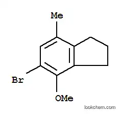 Molecular Structure of 175136-09-1 (5-BROMO-4-METHOXY-7-METHYLINDANE)