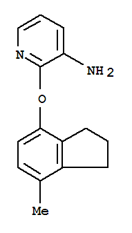 2-[(7-METHYL-2,3-DIHYDRO-1H-INDEN-4-YL)OXY]PYRIDIN-3-AMINE