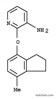 Molecular Structure of 175136-11-5 (2-[(7-METHYL-2,3-DIHYDRO-1H-INDEN-4-YL)OXY]PYRIDIN-3-AMINE)