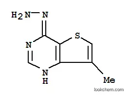 Molecular Structure of 175137-22-1 (7-METHYLTHIENO[3,2-D]PYRIMIDIN-4-HYDRAZINE)