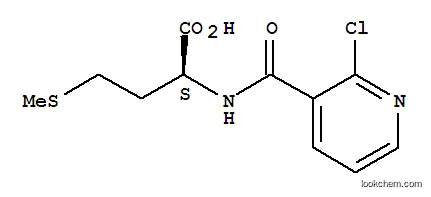 Molecular Structure of 175201-49-7 ((2S)-2-([(2-CHLOROPYRIDIN-3-YL)CARBONYL]AMINO)-4-(METHYLTHIO)BUTANOIC ACID)