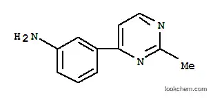 Molecular Structure of 175201-90-8 (4-(3-AMINOPHENYL)-2-METHYLPYRIMIDINE)