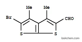 Molecular Structure of 175202-64-9 (5-BROMO-3,4-DIMETHYLTHIENO[2,3-B]THIOPHENE-2-CARBOXALDEHYDE)