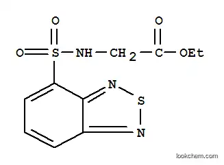 Molecular Structure of 175203-25-5 (ETHYL 2-[(2,1,3-BENZOTHIADIAZOL-4-YLSULFONYL)AMINO]ACETATE)