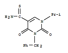 3-BENZYL-1-ISOPROPYL-2,4-DIOXO-1,2,3,4-TETRAHYDROPYRIMIDINE-5-CARBOTHIOAMIDE
