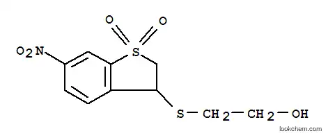 2-[(6-Nitro-1,1-dioxido-2,3-dihydro-1-benzothien-3-YL)thio]ethanol