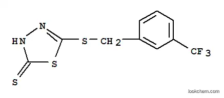 Molecular Structure of 175277-94-8 (5-[3-(TRIFLUOROMETHYL)BENZYLTHIO]-1,3,4-THIADIAZOLE-2-THIOL)