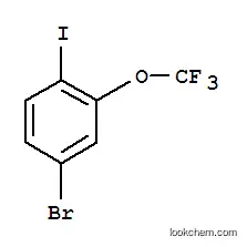 Molecular Structure of 175278-12-3 (4-Bromo-2-(trifluoromethoxy)iodobenzene)