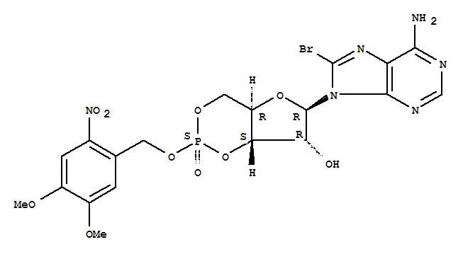 4,5-DIMETHOXY-2-NITROBENZYL-8-BROMO-CAMP