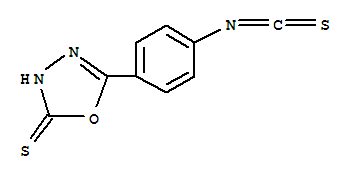 1,3,4-Oxadiazole-2(3H)-thione,5-(4-isothiocyanatophenyl)-(9CI)