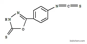 Molecular Structure of 178812-32-3 (1,3,4-Oxadiazole-2(3H)-thione,5-(4-isothiocyanatophenyl)-(9CI))