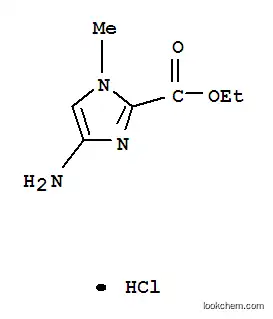 Molecular Structure of 180258-46-2 (4-AMINO-1-METHYL-1H-IMIDAZOLE-2-CARBOXYLIC ACID ETHYL ESTER HCL)