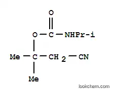 Molecular Structure of 180613-41-6 (Carbamic acid, (1-methylethyl)-, 2-cyano-1,1-dimethylethyl ester (9CI))