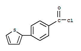 4-(2-Thienyl)benzoyl chloride , 97%