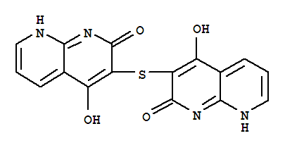 1,8-NAPHTHYRIDIN-2(1H)-ONE,3,3-THIOBIS[4-HYDROXY-CAS
