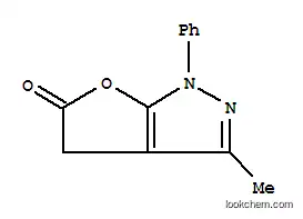 Molecular Structure of 182048-90-4 (5H-Furo[2,3-c]pyrazol-5-one,  1,4-dihydro-3-methyl-1-phenyl-)