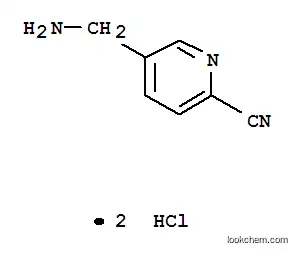 Molecular Structure of 182291-88-9 (5-AMINOMETHYL-PYRIDINE-2-CARBONITRILE)
