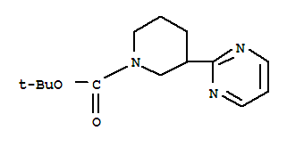 1-Piperidinecarboxylic acid, 3-(2-pyrimidinyl)-, 1,1-dimethylethyl ester