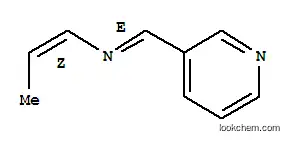 Molecular Structure of 183864-41-7 (1-Propen-1-amine,N-(3-pyridinylmethylene)-,(Z,E)-(9CI))