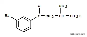 Molecular Structure of 185047-65-8 (Benzenebutanoic acid, a-amino-3-bromo-g-oxo-)