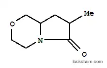 Molecular Structure of 186090-08-4 (6H-Pyrrolo[2,1-c][1,4]oxazin-6-one,  hexahydro-7-methyl-)