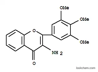 Molecular Structure of 187585-17-7 (4H-1-Benzopyran-4-one,3-amino-2-(3,4,5-trimethoxyphenyl)-(9CI))