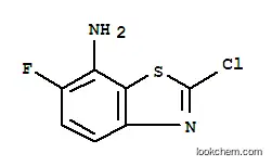 Molecular Structure of 188787-48-6 (7-Benzothiazolamine,2-chloro-6-fluoro-(9CI))