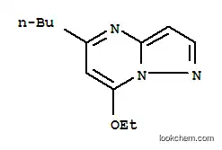 Molecular Structure of 189018-32-4 (Pyrazolo[1,5-a]pyrimidine, 5-butyl-7-ethoxy- (9CI))