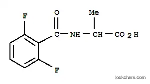 Molecular Structure of 191731-59-6 (Alanine,  N-(2,6-difluorobenzoyl)-)