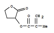 Molecular Structure of 195000-66-9 (2-Propenoic acid,2-methyl-, tetrahydro-2-oxo-3-furanyl ester)